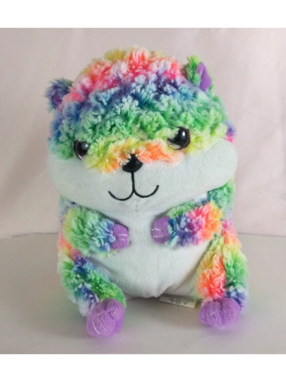Nanco Belly Buddies Rainbow Hamster 9" Plush